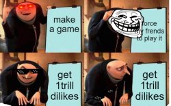 gru's amazing game plan Meme Template