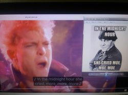 Billy Idol Moe Meme Template