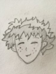 Cute deku drawing Meme Template