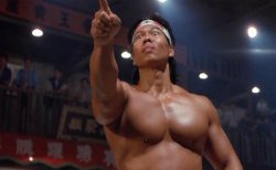 Martial arts Chong Li pointing angry Meme Template