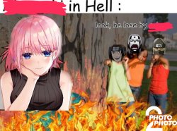 Ichika in hell Meme Template