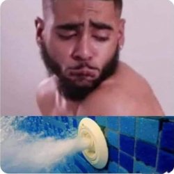 jacuzzi jet butt Meme Template