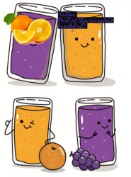 orange/grape juice temp Meme Template