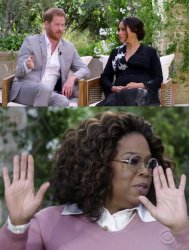 Harry and Meghan Oprah Interview Meme Template