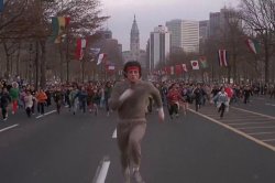 Rocky running Meme Template