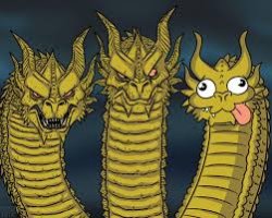 Three Dragon Heads Meme Template