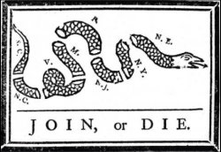 Join, or die Meme Template