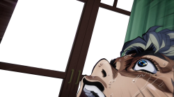 JoJo's Bizarre Adventure Koichi window Meme Template