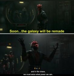 The galaxy will be remade Meme Template