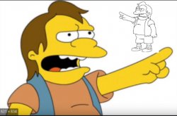 nelson haw haw fading out Meme Template