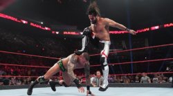 Seth Rollins Curb Stomp to Randy Orton Meme Template