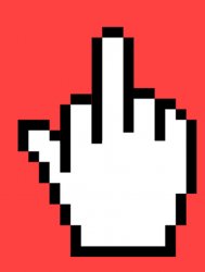 Middle finger Meme Template