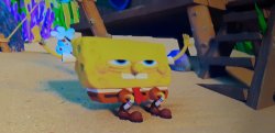 Sponge squished Meme Template