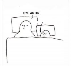 Uyu artık Meme Template