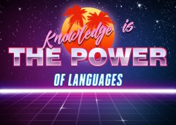 Knowledge is the Power of Languages Meme Template