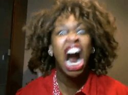 Screaming mad black woman Meme Template