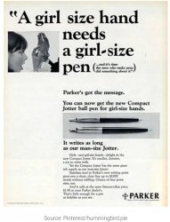 Pens for Girls ad Meme Template