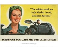 War Ad for Women Meme Template