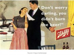 Burn the Beer Schlitz Ad Meme Template