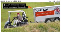 Trump Uhaul Golfcart Meme Template