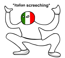 Italian screeching Meme Template
