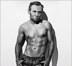Ripped Abraham Lincoln Meme Template