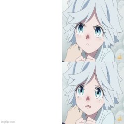 Akira try to act though Meme Template