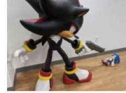 Shadow pointing gun at Sonic Meme Template