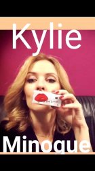 Kylie Minogue kiss me once Meme Template