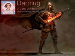 Darmug's announcement template Meme Template