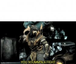 SCORPION READY TO FIGHT Meme Template