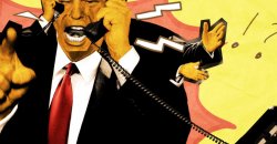 Trump phone cartoon Meme Template
