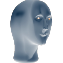 Anti Meme Man transparent Meme Template