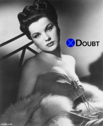 X doubt Debra Paget Meme Template