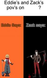 Eddie and Zack pov Meme Template