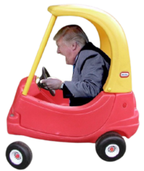 Donald Trump short bus transparent Meme Template