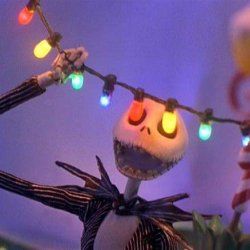 Jack Skellington Christmas lights Meme Template