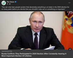 Russia interferes in the 2020 election Meme Template