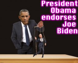 Barack obama and joe biden puppet show Meme Template