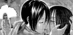 Mikasa kiss Eren Ymir Watches Meme Template