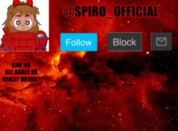 Spiro_Official Announcement template Meme Template
