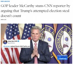 Kevin McCarthy election fraud Meme Template