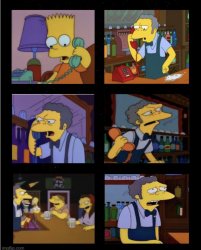 Bart Prank Call Moe Simpsons Meme Template