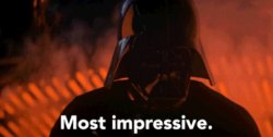Dath Vader most impressive Meme Template