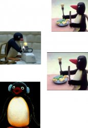 Pingu Gets grounded Meme Template