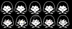 Frisk and Chara Talking Sprites Meme Template