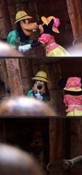 Cheating minnie Meme Template