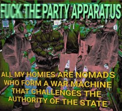Fuck the Party Apparatus Meme Template