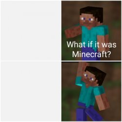 What if it was Minecraft? Meme Template
