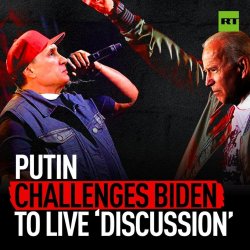 Putin Challenges Biden Meme Template